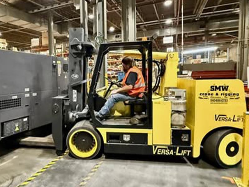 Rigging and Machine Moving Services | Staunton Machine Works