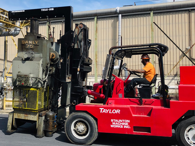 Rigging and Machine Moving Services | Staunton Machine Works